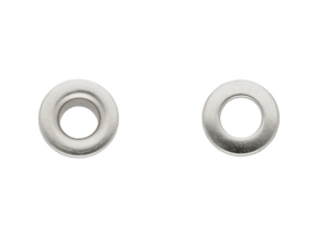 Nierdzewne oczko metalowe wzmocnione  8/17/7.5 mm nikiel