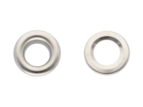 Nierdzewne oczko metalowe wzmocnione 13,5/25/8,3 mm nikiel