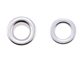 Nierdzewne oczko metalowe wzmocnione 15,5/28/9,5 mm nikiel