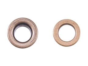 Nierdzewne oczko metalowe wzmocnione 15,5/28/9,5 mm stare złoto