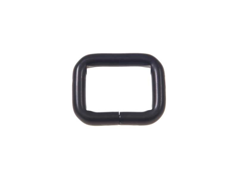 EXTRA MATT METAL FRAME 27/20/6 MM MATT BLACK WIRE 1 PCS