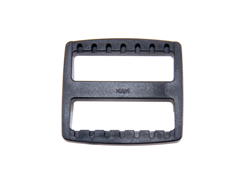 Plastic slide buckle 38/31 mm reks black 100 pcs