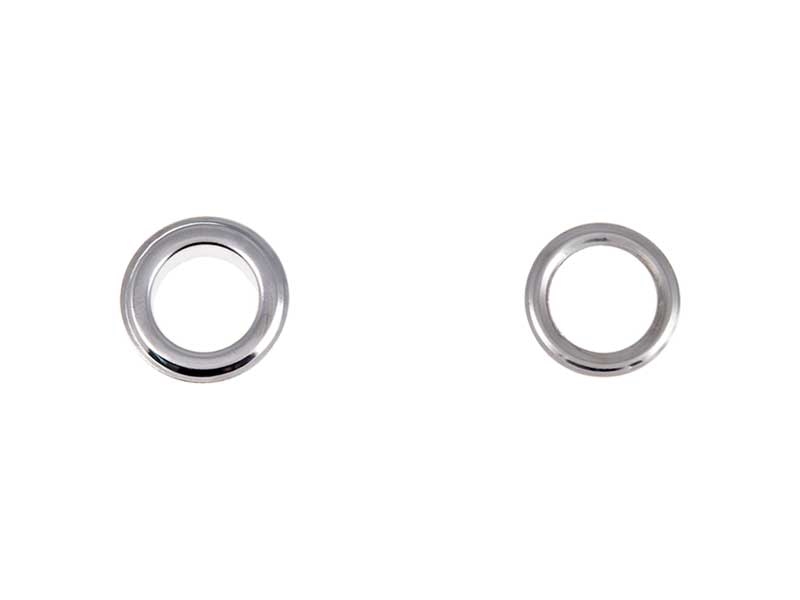 ÖSE  AUS METALL MIT UNTERLEGSCHEIBE 5/10/5 MM NICKEL 1000 ST.