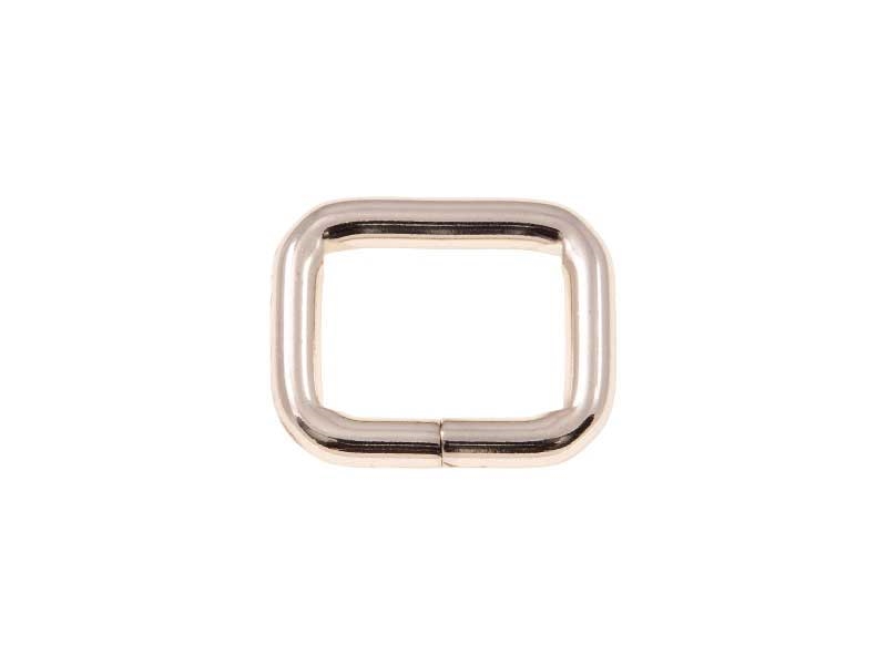 EXTRA GLANZ RAHMEN AUS  METALL   28/20/6 MM LICHT GOLD DRAHT  10  ST.