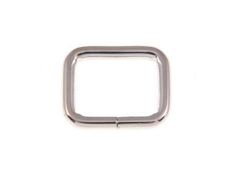 EXTRA SHINING METAL FRAME 33/25/6 MM GLOSSY NICKEL WIRE 1 PCS