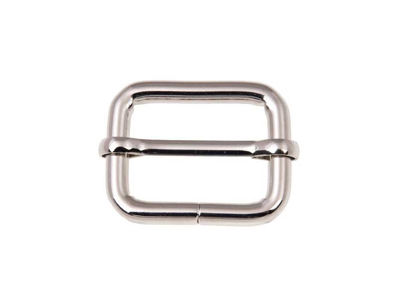 EXTRA GLANZ METALLSCHIEBER 33/25/6 MM NICKELGLANZ   DRAHT 1 ST.