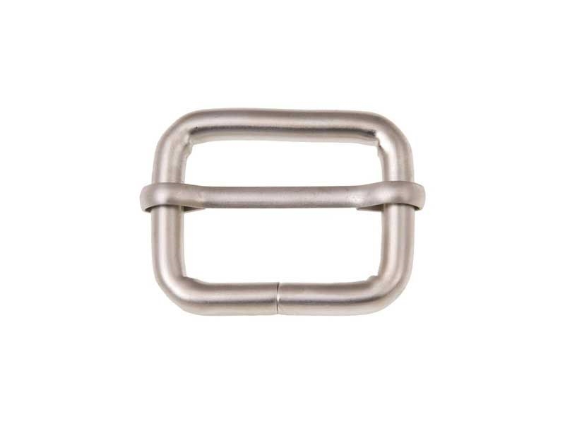 EXTRA MATT METALLSCHIEBER 35/25/6  MM NICKELMATT DRAHT 1 ST.