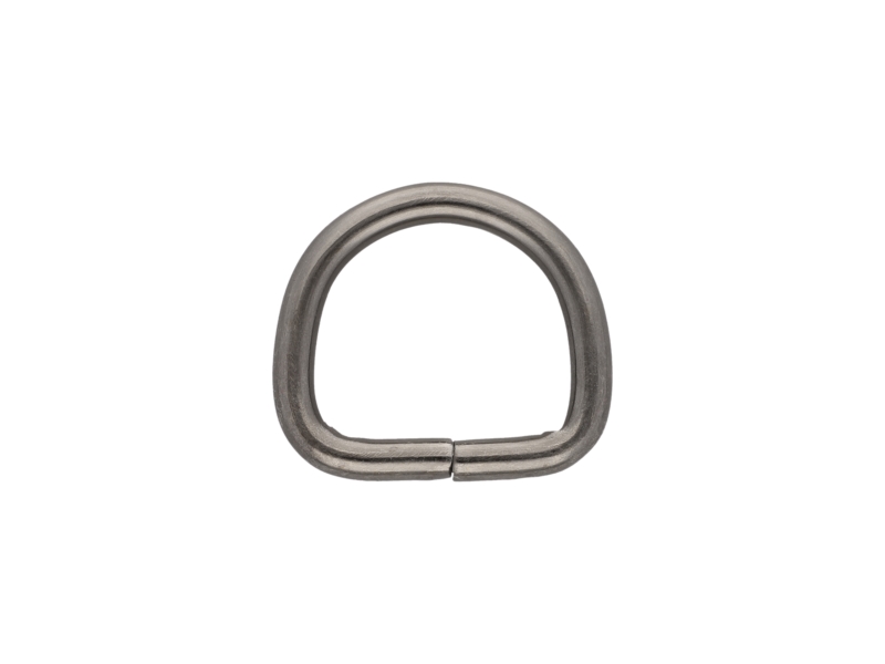 HALBRING AUS METALL 27825/5 MM  SCHWARZNICKEL  DRAHT 1 ST.