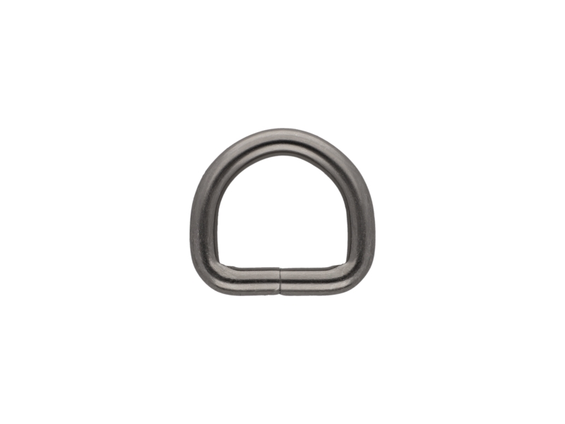 HALBRING AUS METALL 22/20/5 MM SCHWARZNICKEL  DRAHT 1 ST.