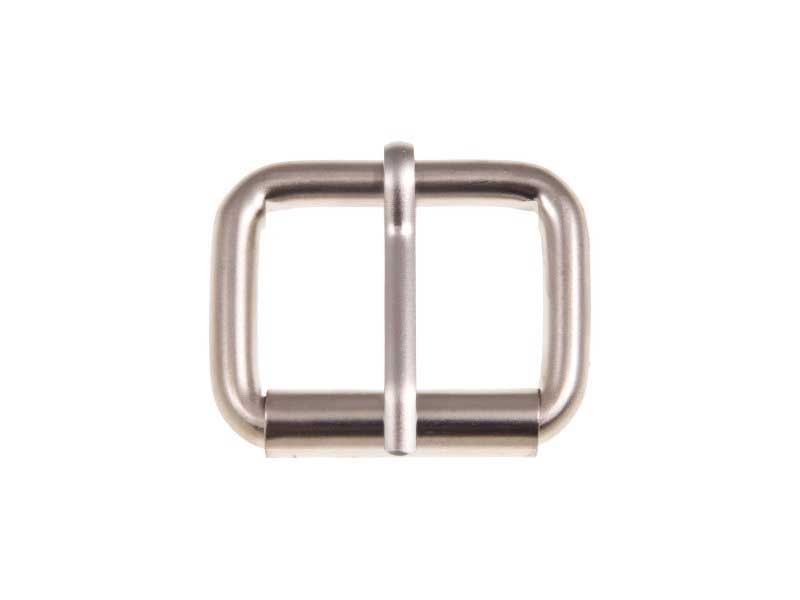 EXTRA MATT METAL ROLLER BUCKLE SINGLE 33/25/6 MM MATT NICKEL WIRE 1 PCS