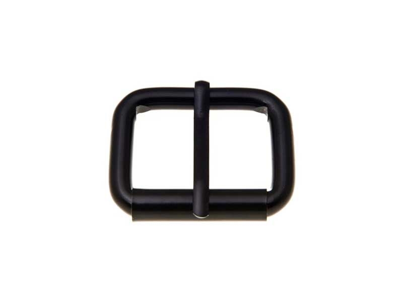 Klamra rymarska jednozaczepowa 33/25/6 mm czarny mat drut