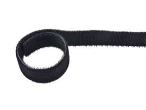 Doppelseitiges Klettband schwarz 580 Nylon