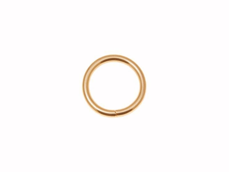 METALLRING 20/3   MM LICHT GOLD  DRAHT 100   ST.