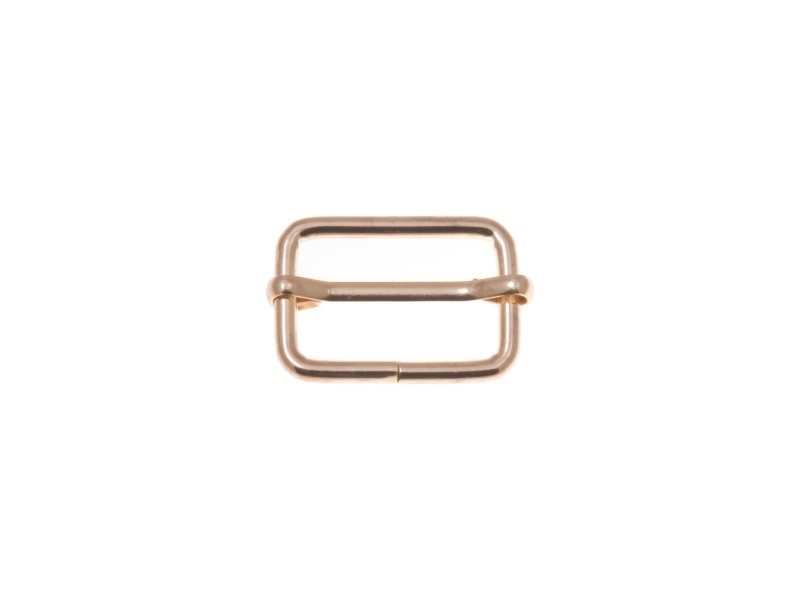 METALLSCHIEBER 25/15/3 MM LICHT GOLD  DRAHT 100    ST.