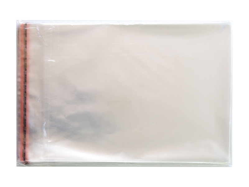 PLASTIKTÜTEN MIT KLEBESTREIFEN 30/45 CM 100 ST.