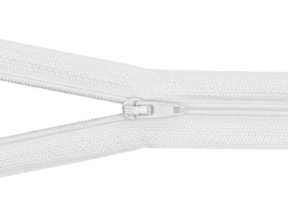 Spiral zip 3 non-separable auto lock 60 cm (501) white