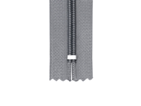 Spiral zip 5 non-separable auto lock 16 cm (134) grey
