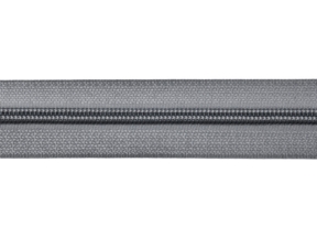 Zamek błyskawiczny spiralny 5 rozdzielczy auto lock  85 cm (134) szary