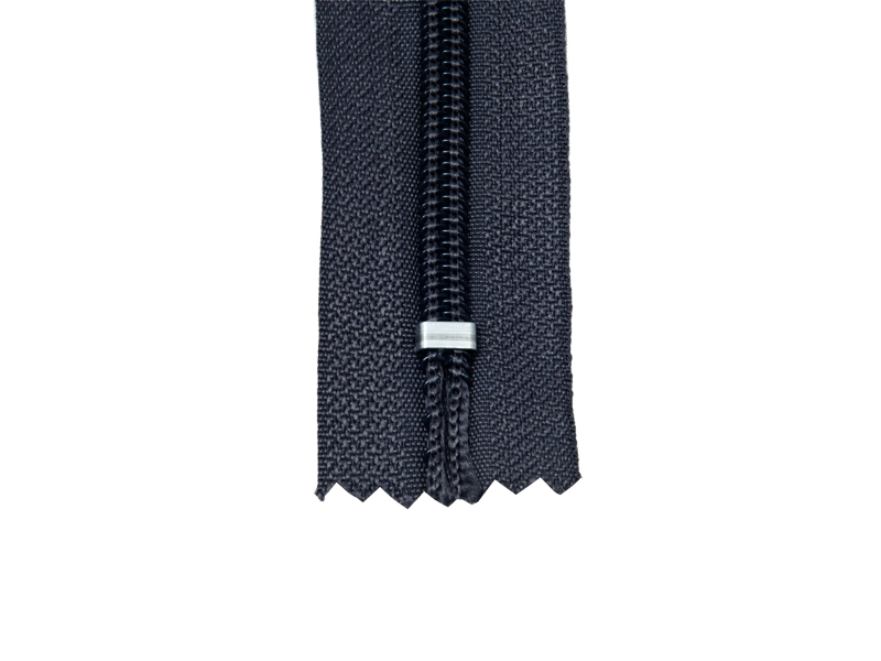 SPIRÁLOVÝ ZIP ŠÍŘE 5 AUTO LOCK NEDĚLITELNÝ 16 CM TMAVĚ ŠEDÁ 306 50 KS
