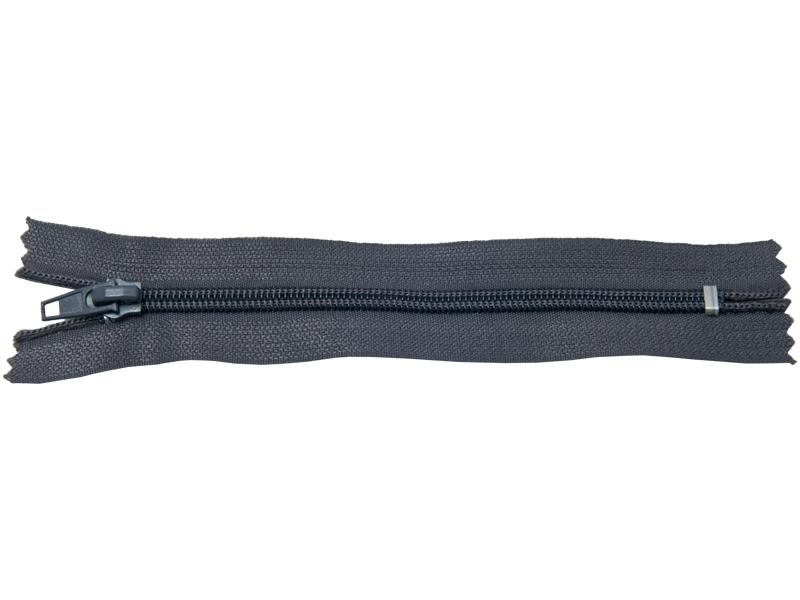 SPIRALREIßVERSCHLUSS 5 AUTO LOCK NICHT TEILBAR 18 CM DUNKELGRAU 306 50 ST.
