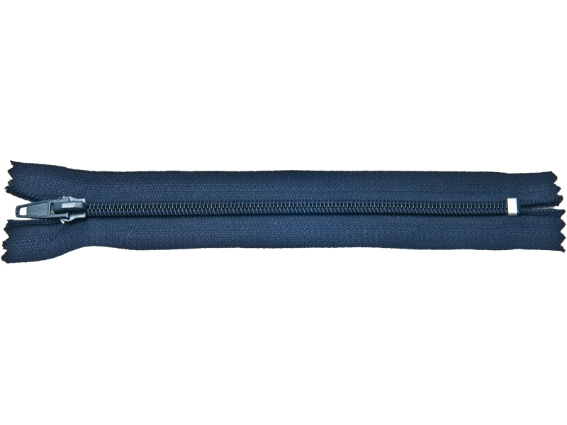 SPIRÁLOVÝ ZIP ŠÍŘE 5 AUTO LOCK NEDĚLITELNÝ 16 CM TMAVOMODRÁ 919 50 KS