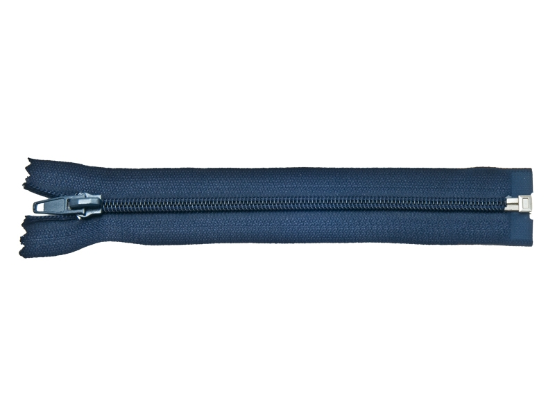 NYLON READY ZIPPER 5 AUTO LOCK OPEN END 85 CM (919) NAVY BLUE 50 PCS