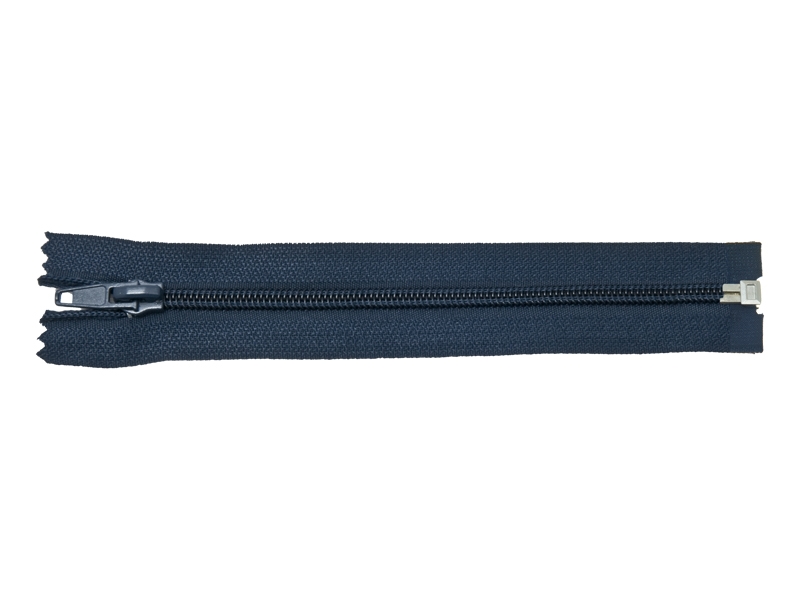 NYLON READY ZIPPER 5 AUTO LOCK OPEN END 80 CM (058) NAVY BLUE 50 PCS