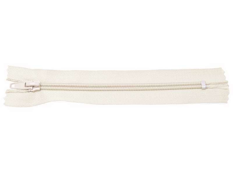 SPIRÁLOVÝ ZIP ŠÍŘE 5 AUTO LOCK NEDĚLITELNÝ 16 CM SVETLE  BÉŽOVÝ 031 50 KS