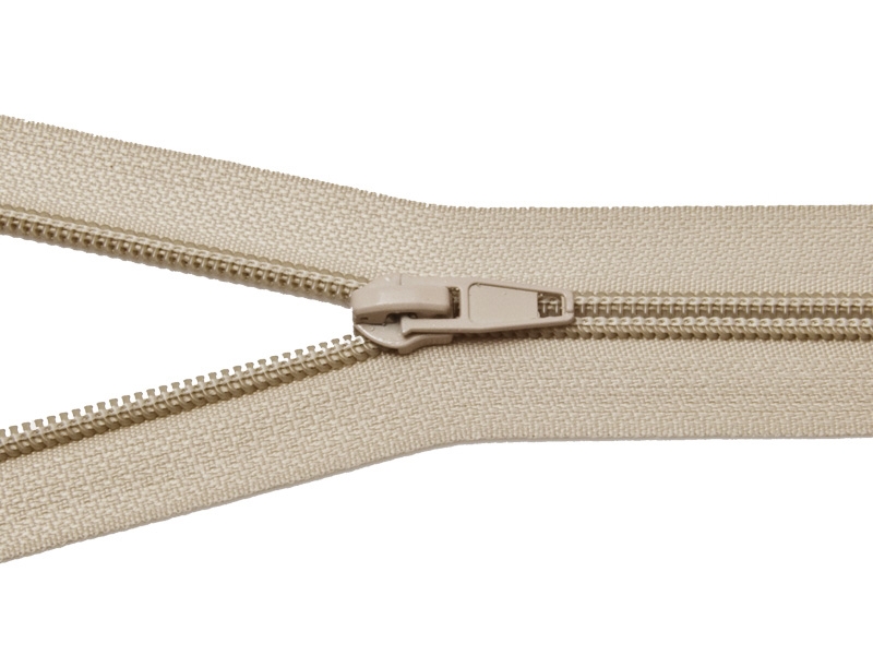 SPIRÁLOVÝ ZIP ŠÍŘE 5 AUTO LOCK  NEDĚLITELNÝ 16 CM SVETLE  BÉŽOVÁ 101 50 KS