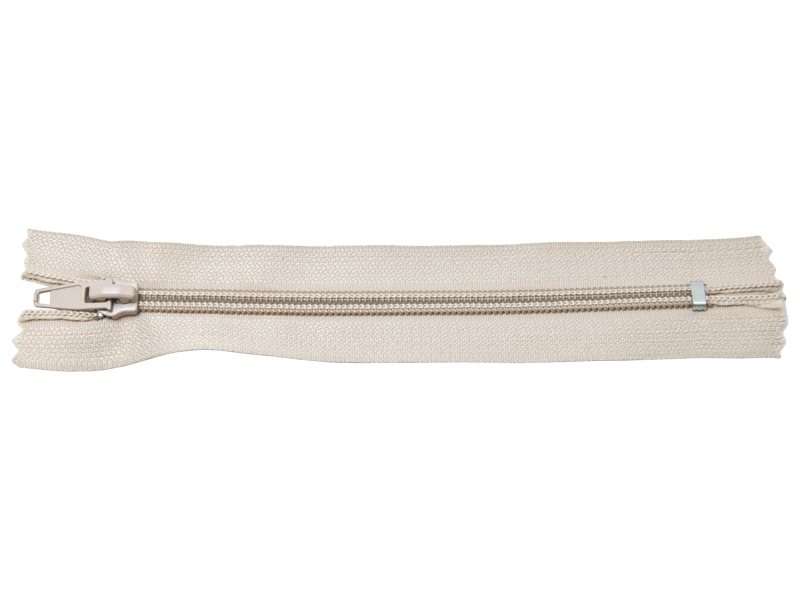 SPIRALREIßVERSCHLUSS 5 AUTO  LOCK NICHT TEILBAR 18 CM  HELLBEIGE 101 50 ST.