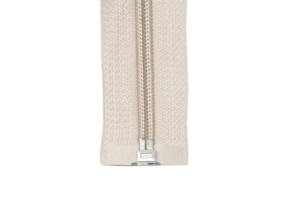 Spiralreißverschluss 5 geteilt Auto Lock 70 cm (101) hellbeige