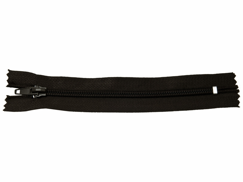 SPIRALREIßVERSCHLUSS 5 AUTO LOCK NICHT TEILBAR 16 CM DUNKELBRAUN 141 50 ST.