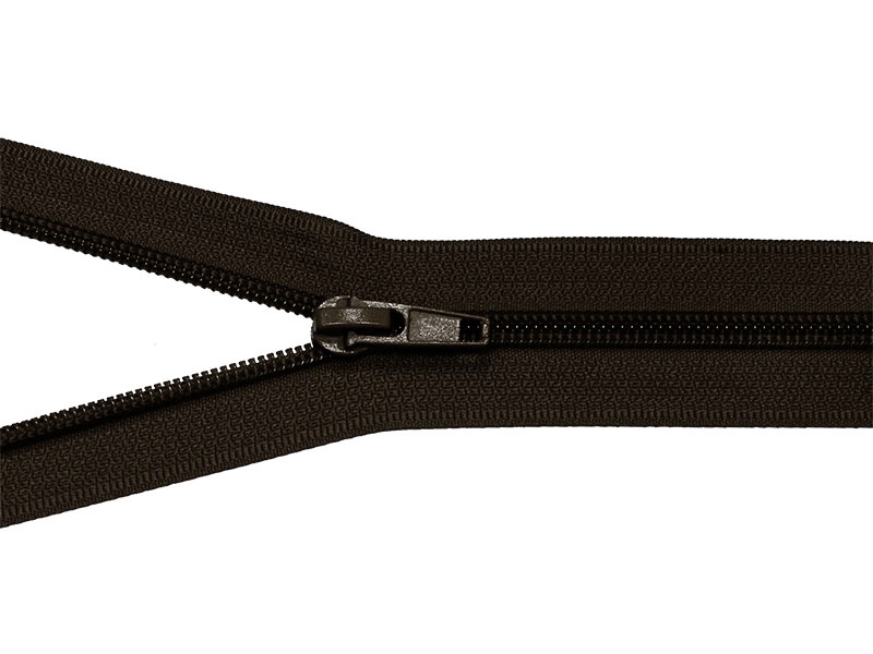 SPIRALREIßVERSCHLUSS 5 AUTO LOCK NICHT TEILBAR 16 CM DUNKELBRAUN 141 50 ST.