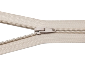 Zamek błyskawiczny spiralny 5 rozdzielczy auto lock  80 cm (101) jasnobeżowy