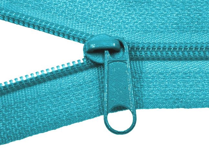 SLIDER FOR NYLON ZIPPER TAPES 5 NON LOCK BLUE 500 PCS