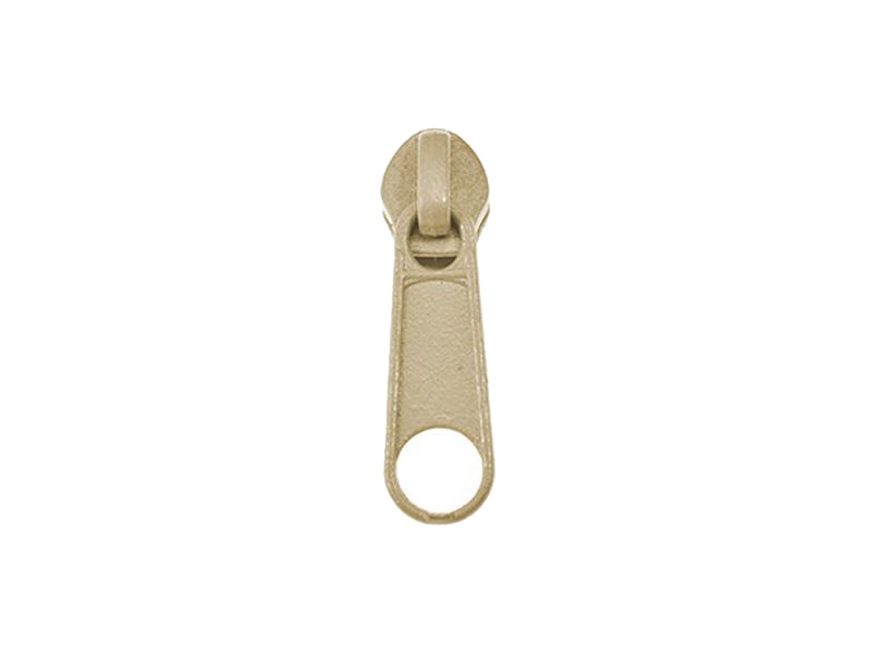 SLIDER FOR NYLON ZIPPER TAPES 5 NON LOCK (010) LIGHT BEIGE 500 PCS