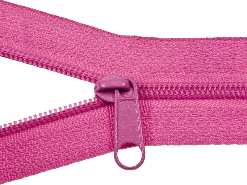 SCHIEBER FÜR SPIRALREIßVERSCHLUSSBAND 5 NON LOCK ROSA 500 ST.