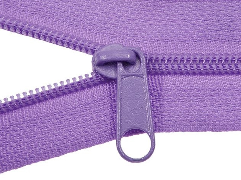 SLIDER FOR NYLON ZIPPER TAPES 5 NON LOCK VIOLET 500 PCS