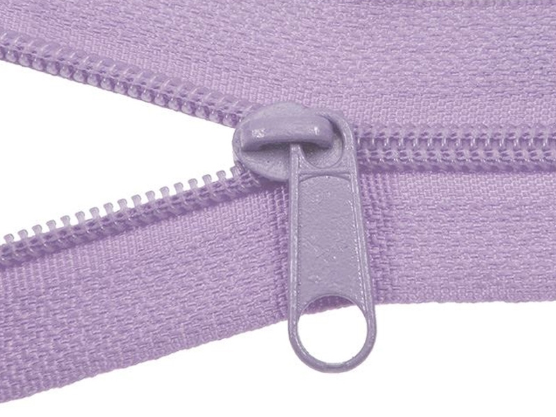 SLIDER FOR NYLON ZIPPER TAPES 5 NON LOCK VIOLET 100/500 PCS