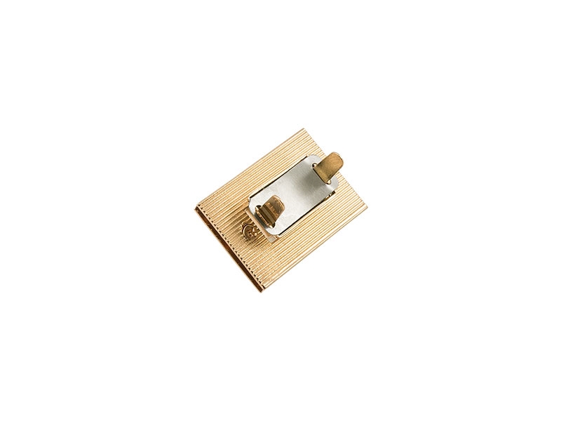 Mappenverschluss aus metall 38/28 mm gold 10 st.