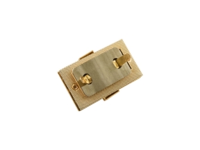 Zamek do teczki metalowy 52/30 mm złoto