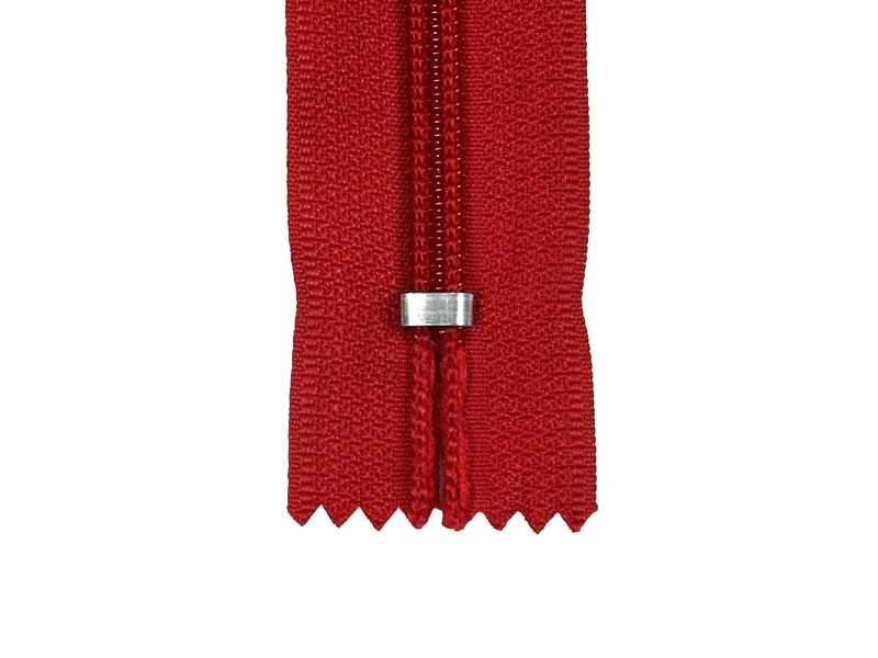 Spiral zip 5 non-separable auto lock 16 cm (171) red