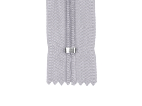 Spiral zip 5 non-separating auto lock 16 cm (336) light grey