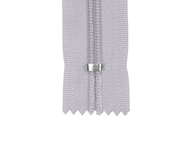 Spiral zip 5 non-separating auto lock 16 cm (336) light grey