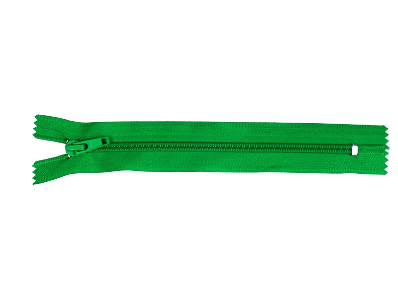 Spiral zip 5 non-separating auto lock 16 cm (151) light green