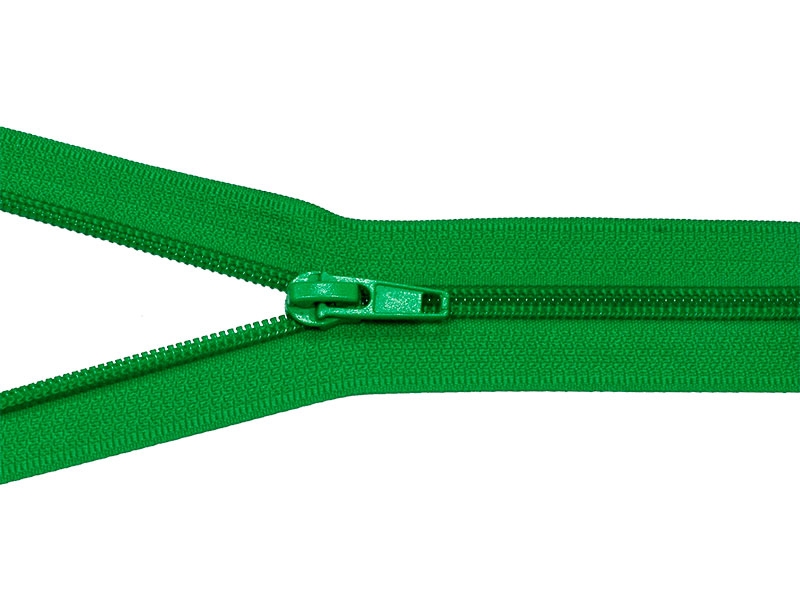 Spirálový zip 5 neoddělitelný automatický zámek 16 cm (151) světle zelený