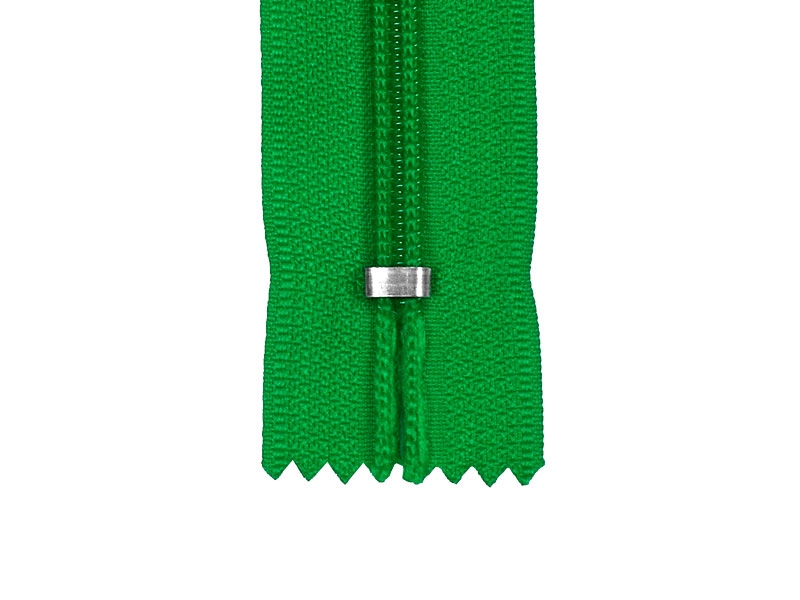Spirálový zip 5 neoddělitelný automatický zámek 16 cm (151) světle zelený