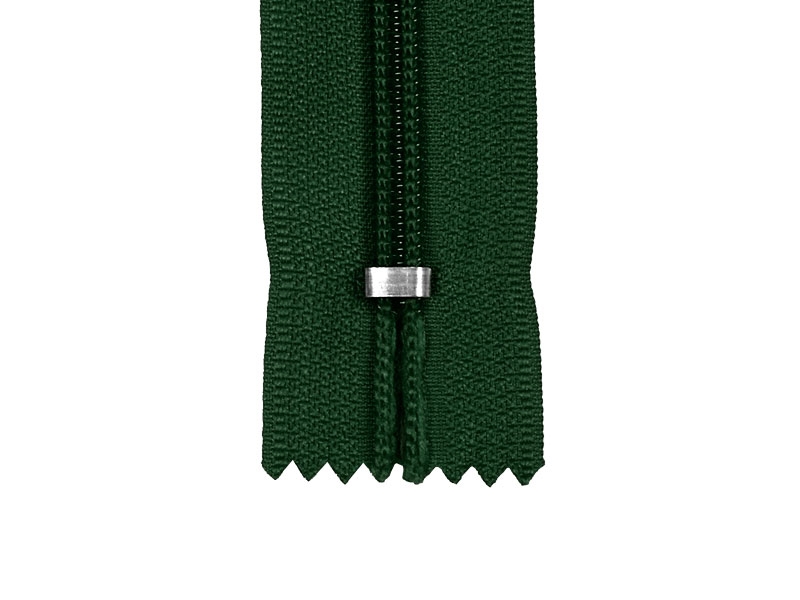 Spiral zip 5 non-separating auto lock 16 cm (153) dark green