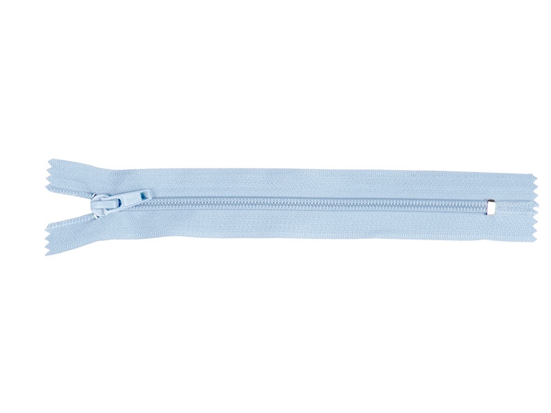 Spiralreißverschluss 5 nicht trennbarer Autoverschluss 18 cm (351) hellblau