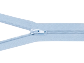 Spiralreißverschluss 5 nicht trennbarer Autoverschluss 18 cm (351) hellblau